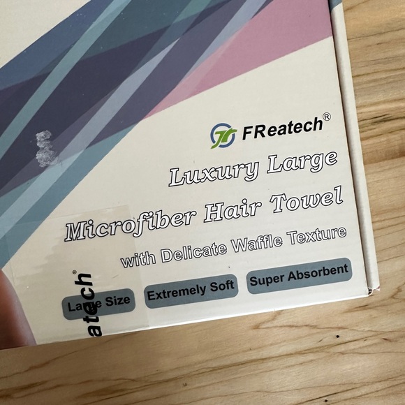 *Large Microfibre Hair Towel Wrap for Women Long Thick Curly Hair, 43"×27" - Picture 2 of 3